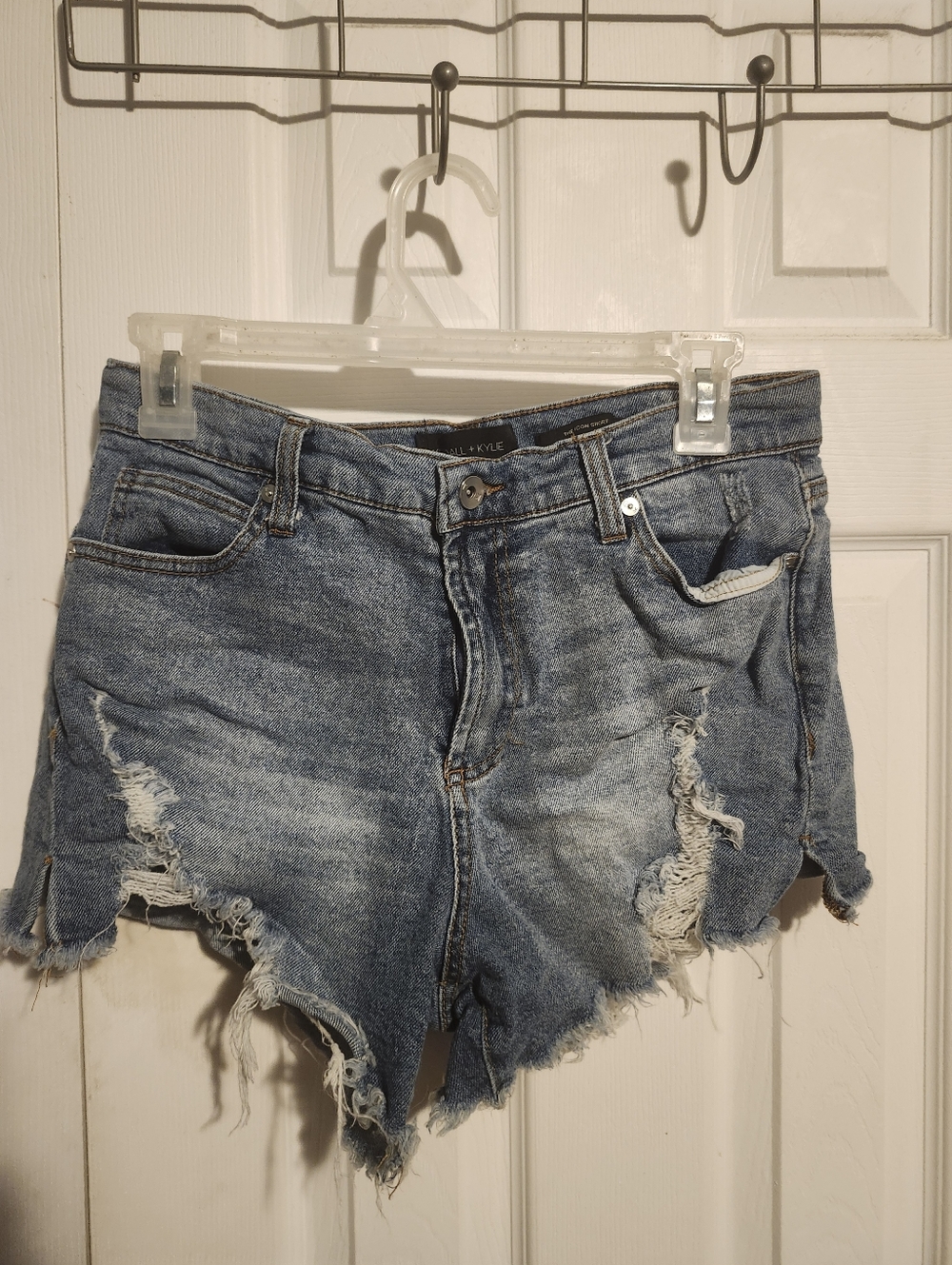 Kendall + Kylie Distressed Denim Cutoff Shorts